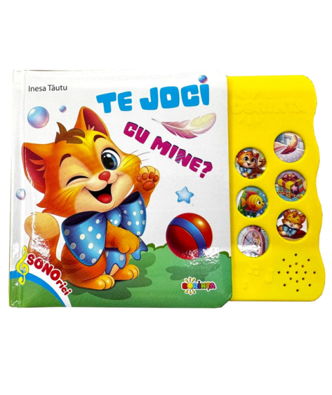 Carte cu sunete „Te joci cu mine?”