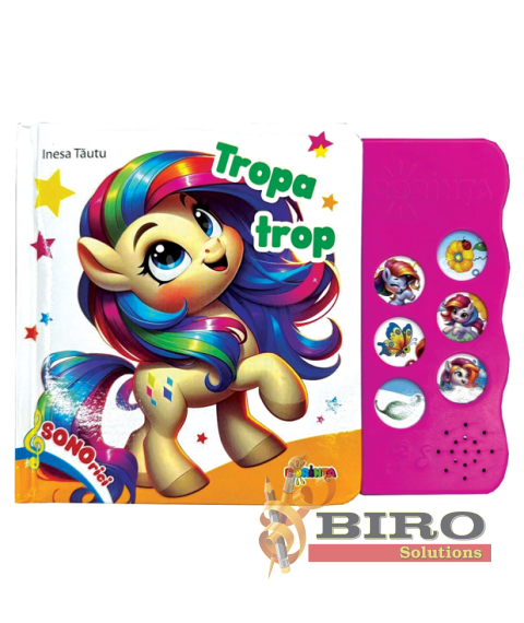 Carte cu sunete „Tropa-Trop”
