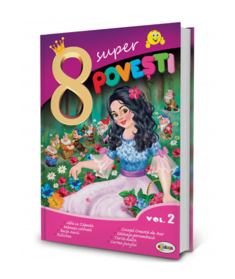 8 Super Povești, vol 2 Albă ca Zăpada