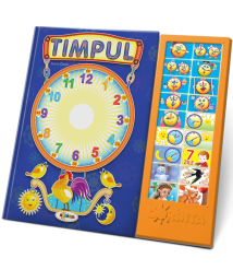 Carte cu Sunete – Timpul și Poezii pentru Copii