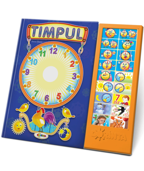 Carte cu Sunete – Timpul și Poezii pentru Copii