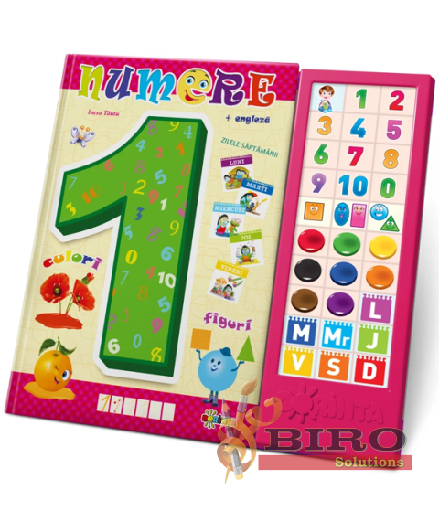 Carte cu Sunete – Numere pentru Copii