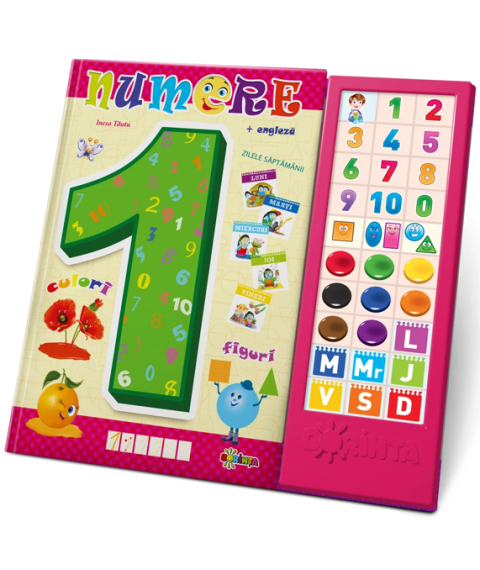 Carte cu Sunete – Numere pentru Copii