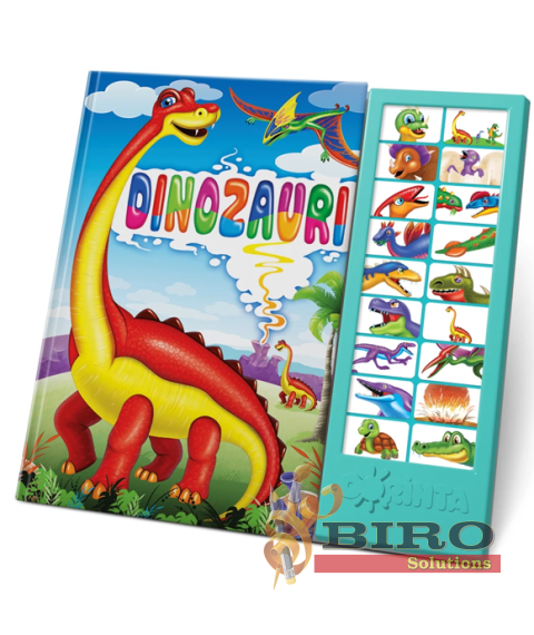 Carte cu Sunete – Dinozauri pentru Copii