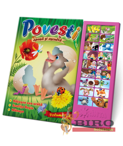 Carte cu Sunete – Povești Volumul 3 pentru Copii