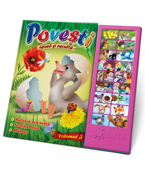 Carte cu Sunete – Povești Volumul 3 pentru Copii