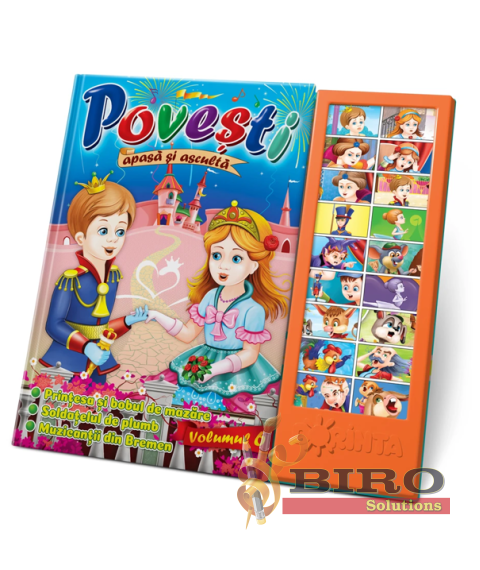 Carte cu sunete „Povești Volumul 6”