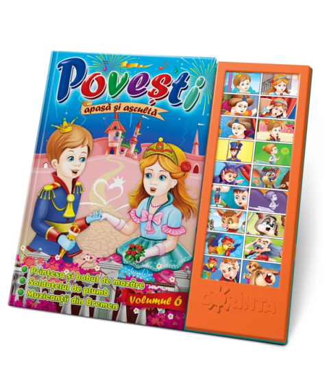 Carte cu sunete „Povești Volumul 6”