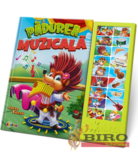 Carte cu Sunete – Pădurea Muzicală pentru Copii