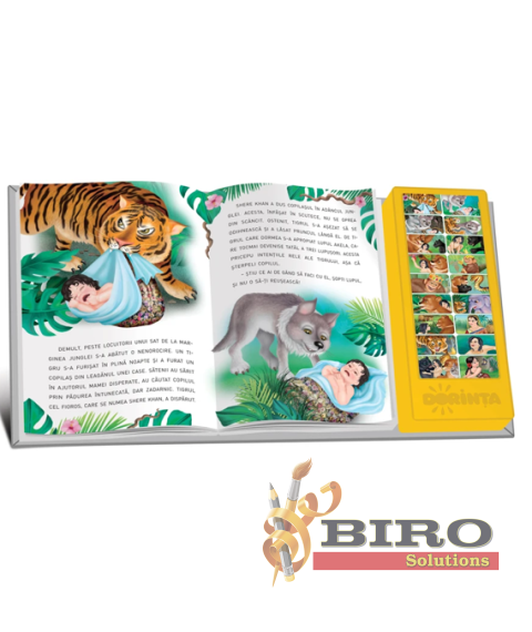 Carte cu sunete „Cartea Junglei”