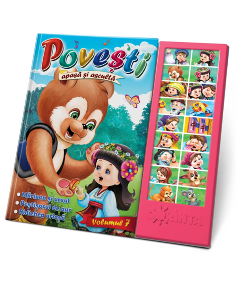 Carte cu sunete „Povești Volumul 7”