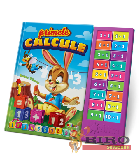 Carte cu sunete „Primele calcule”