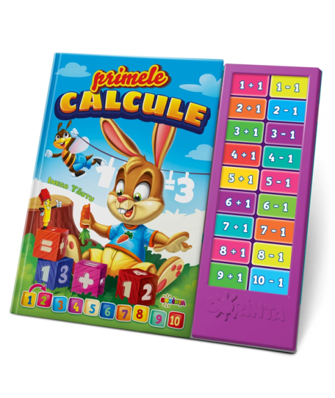 Carte cu sunete „Primele calcule”