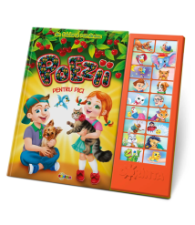 Carte cu sunete „Poezii pentru pici”