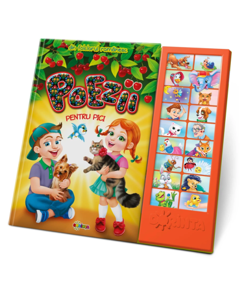 Carte cu sunete „Poezii pentru pici”