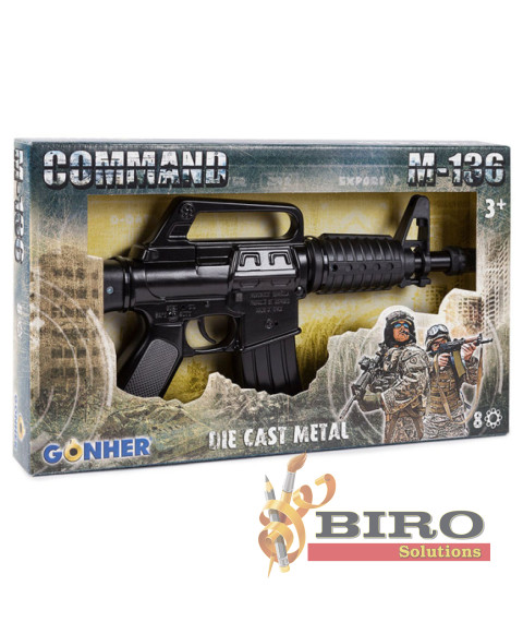 Mini pușcă de asalt Command M-136, 8 focuri, Gonher, 43543