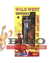 Set "Wild West": revolver (8 gloanțe), toc, insignă, 53267