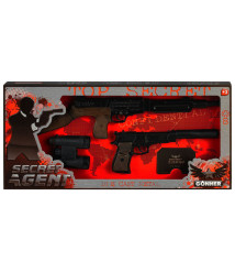Set de joacă cu areme de 8 focuri. Agentul Secret. 44061