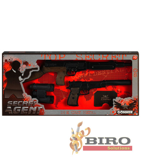Set de joacă cu areme de 8 focuri. Agentul Secret. 44061