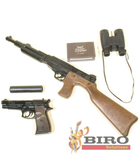 Set de joacă cu areme de 8 focuri. Agentul Secret. 44061