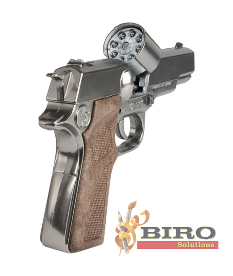 GNH Pistol poliție argintiu (8 gloanțe), 61605