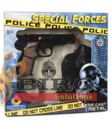 GNH Set de politie GONHER 425/6: Pistol si accesorii (8 gloante), 44063