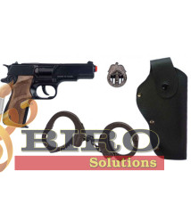 GNH Set de politie GONHER 425/6: Pistol si accesorii (8 gloante), 44063