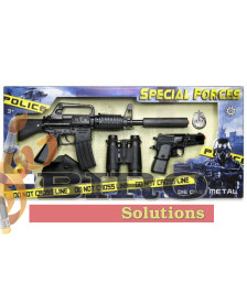 GNH Set de politie GONHER 446/6: Pusca si pistol (8 gloante), 44064