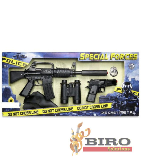 GNH Set de politie GONHER 446/6: Pusca si pistol (8 gloante), 44064