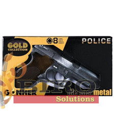 Pistol de poliţie, 8 focuri, Gonher, 43544
