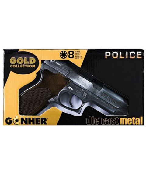 Pistol de poliţie, 8 focuri, Gonher, 43544