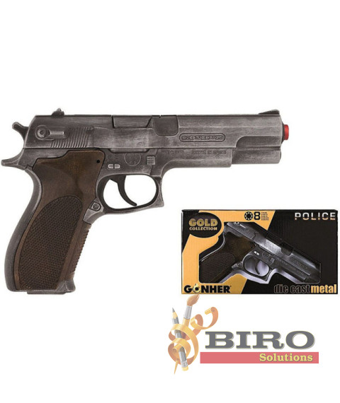Pistol de poliţie, 8 focuri, Gonher, 43544