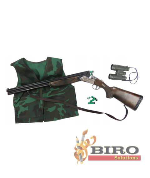 Set pușcă "Hunter", vestă, binoclu, 53271