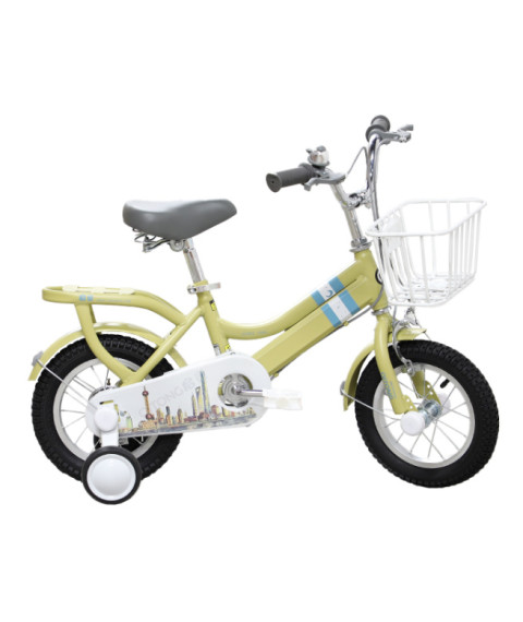 Bicicletă pentru copii 12 art. TN22A04, galbenă