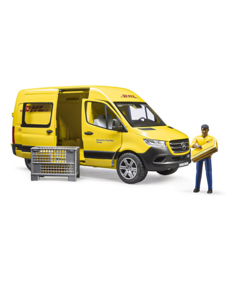 Mașină de livrare DHL MB Sprinter 1:16 cu șofer, 50739