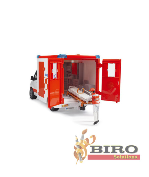 Mercedes-Benz Sprinter - Ambulanță cu figurină șofer