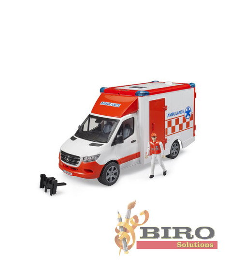 Mercedes-Benz Sprinter - Ambulanță cu figurină șofer