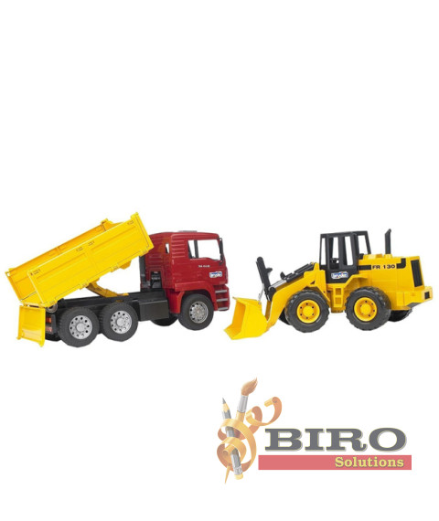 Camion MAN TGA și încărcător, 43250