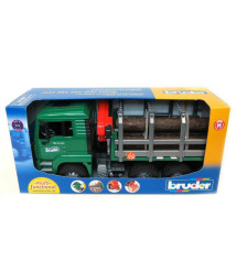 Camion forestier cu macara și încărcător