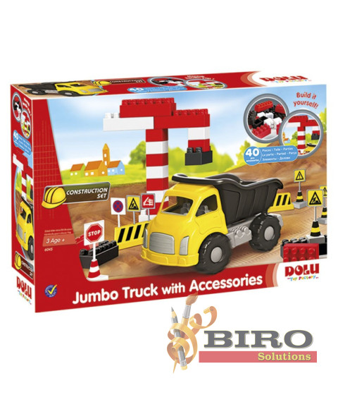 Camion Jumbo si cuburi de construit