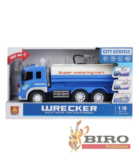 Camion cisterna cu inertie 1:16 (lumini,sunete)