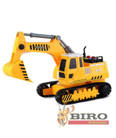 Mașină cu inerție 1:14 "360-Excavator Truck" (lumini, sunete)