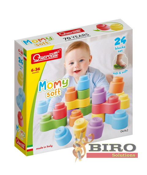 Constructor moale "Momy Soft" 24 elemente, 60494