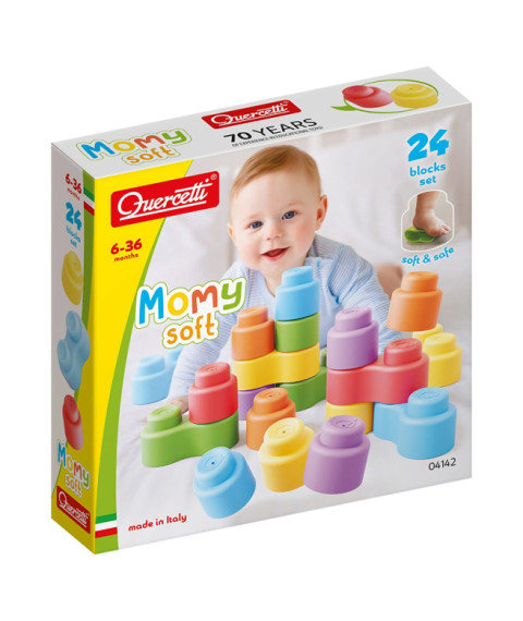 Constructor moale "Momy Soft" 24 elemente, 60494