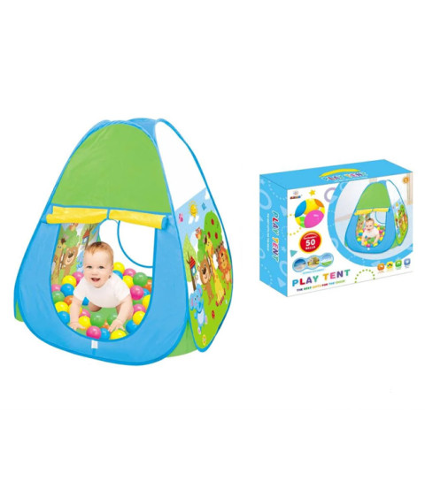 Cort de joaca Happy Zoo cu bile (50buc)
