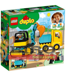 Constructor LEGO DUPLO Truck & Tracked Excavator