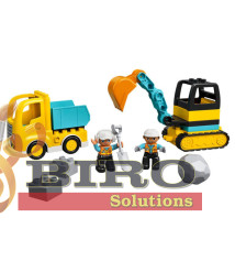 Constructor LEGO DUPLO Truck & Tracked Excavator