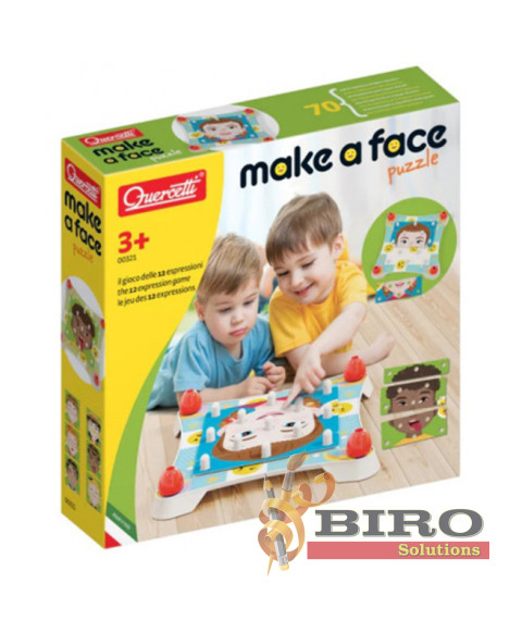 QC Puzzle "Make a face" Quercetti, 53557