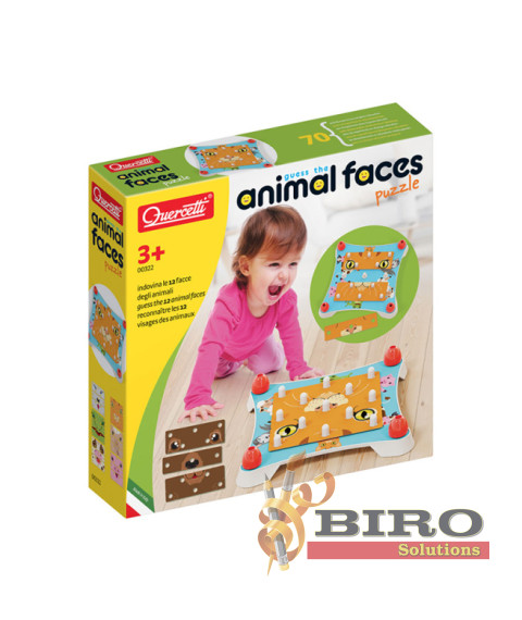 QC Puzzle Creaza animalul Quercetti, 58212