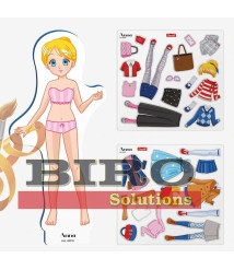 QC Set de joc maghnetic Fashion Ana Quercetti, 58233